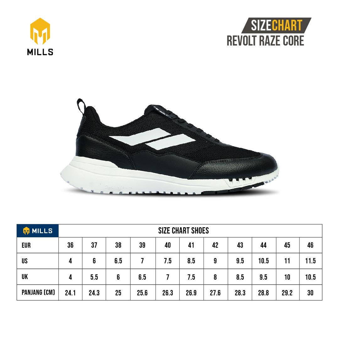 MILLS Sepatu Revolt Raze Core Black / Black 9700713