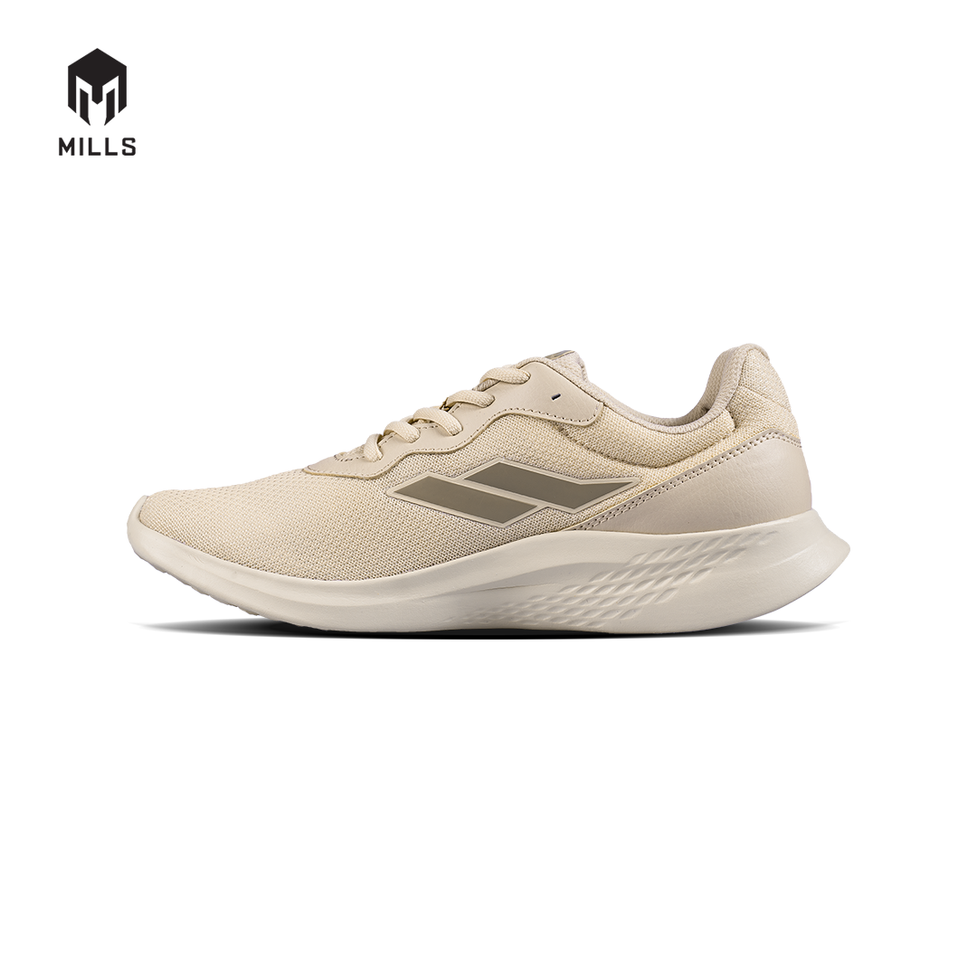 Mills Sepatu Lari Running Shoes Specter Brown / Broken White 9101402