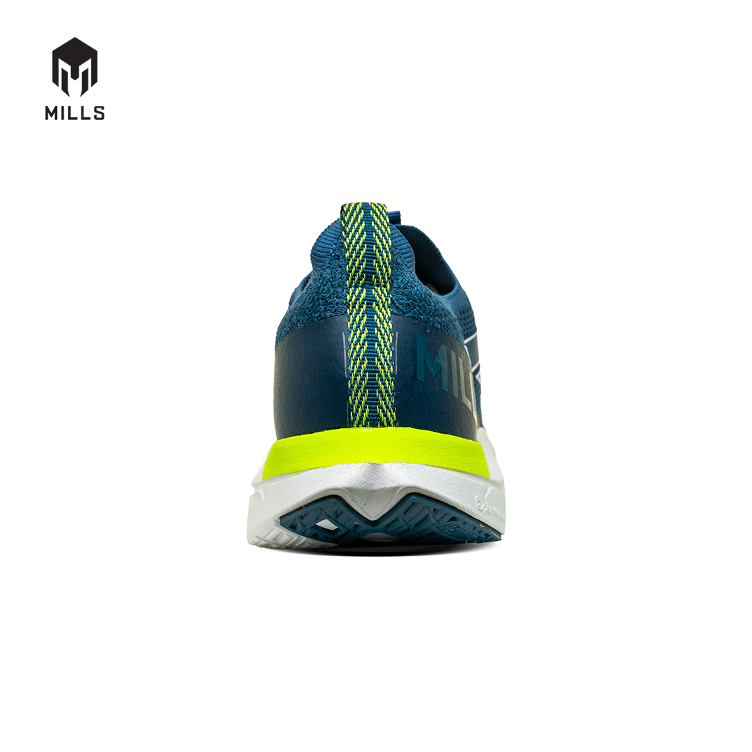 Mills Sepatu Lari Running Shoes Treximo Enerlite Teal Blue / Neon / White 9102007
