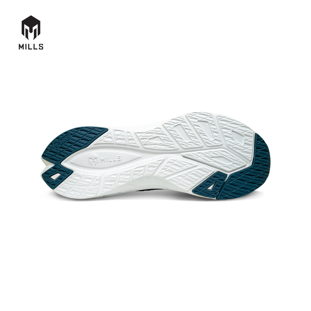 Mills Sepatu Lari Running Shoes Treximo Enerlite Teal Blue / Neon / White 9102007