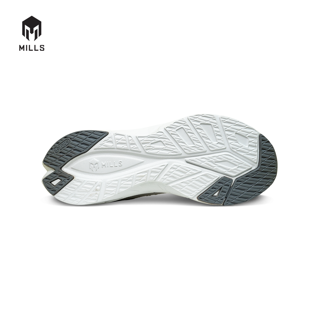 Mills Sepatu Lari Running Shoes Treximo Enerlite White / LT Grey 9102008
