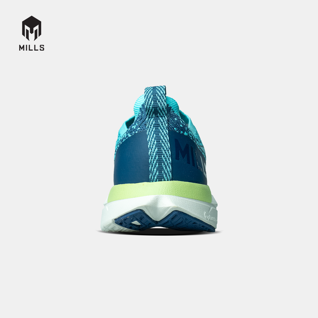 Mills Sepatu Lari Running Shoes Treximo Enerlite Cyan / Navy / LT Grey 9102009