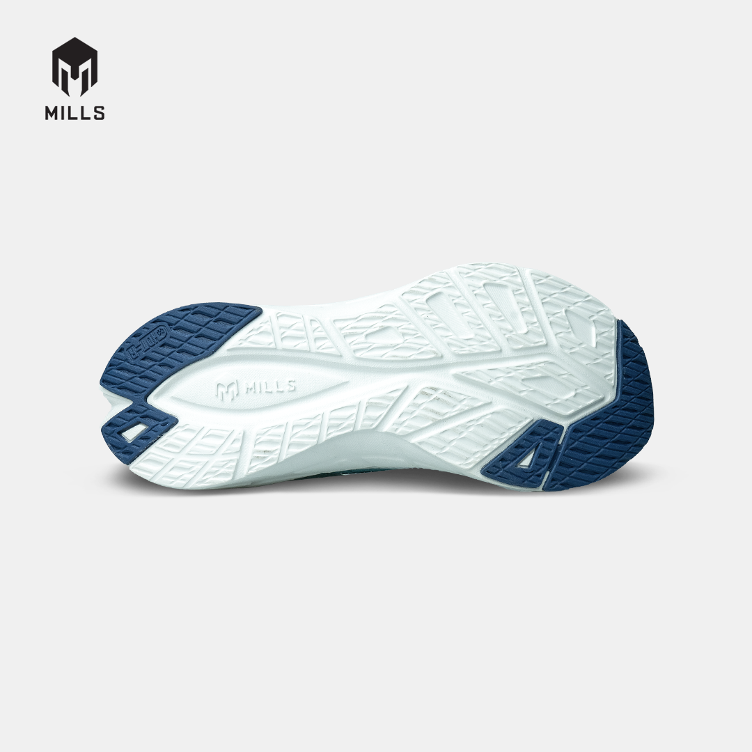 Mills Sepatu Lari Running Shoes Treximo Enerlite Cyan / Navy / LT Grey 9102009