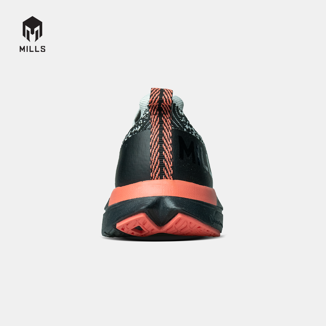 Mills Sepatu Lari Running Shoes Treximo Enerlite Grey / Black / Coral 9102010