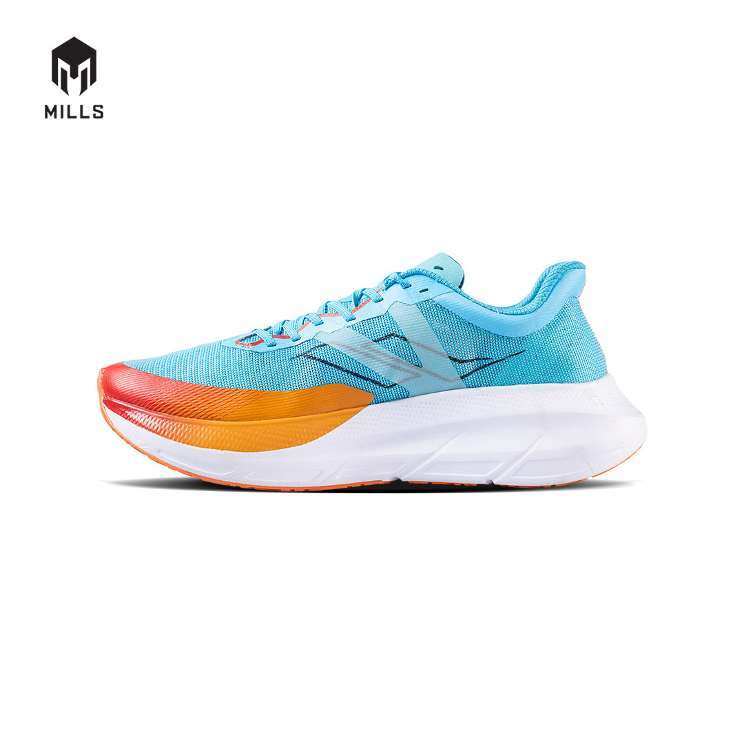 Mills Sepatu Lari Running Shoes Enermax Tycoon LT Blue / Orange / White 9102702