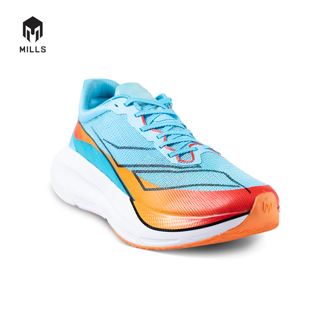 Mills Sepatu Lari Running Shoes Enermax Tycoon LT Blue / Orange / White 9102702