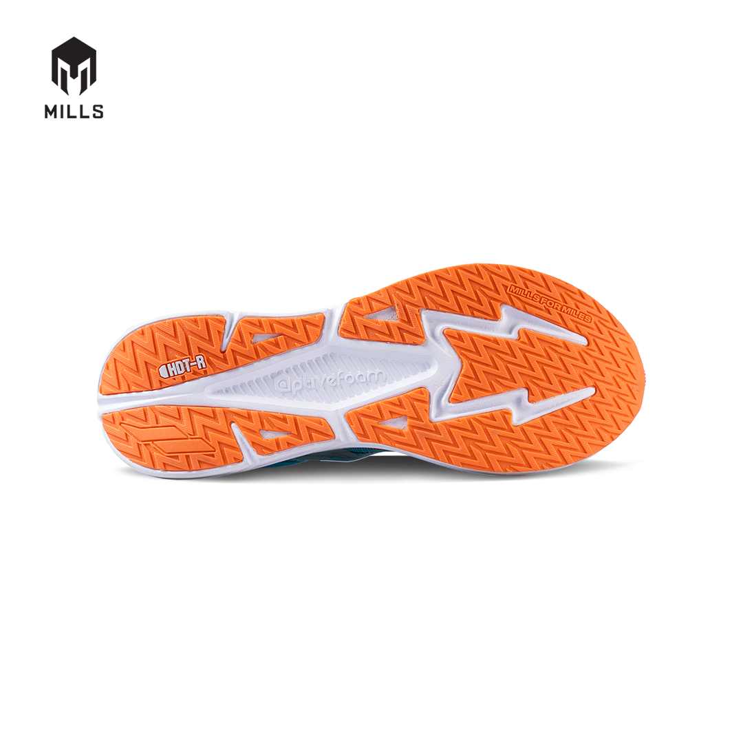 Mills Sepatu Lari Running Shoes Enermax Tycoon LT Blue / Orange / White 9102702