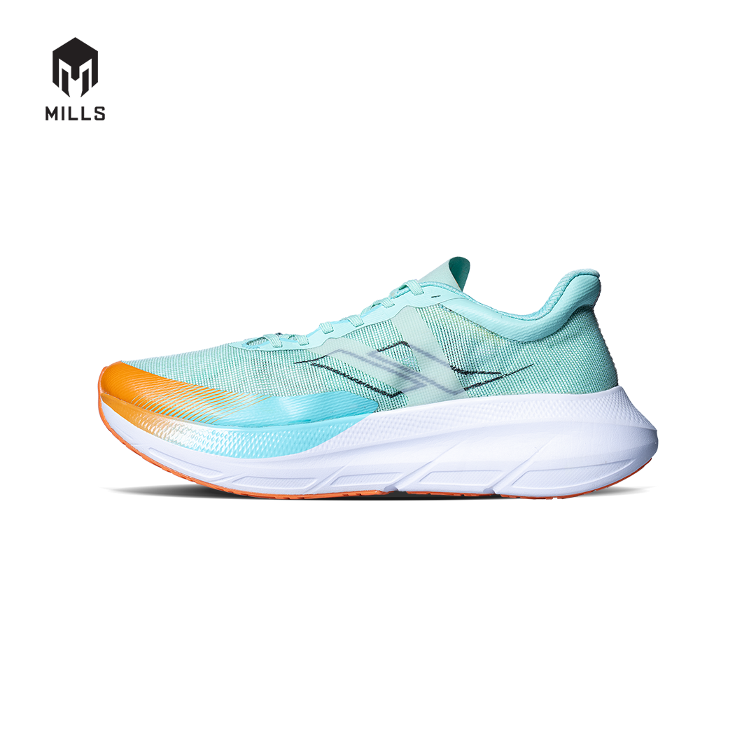 Mills Sepatu Lari Running Shoes Enermax Tycoon Tosca / Orange / White 9102705