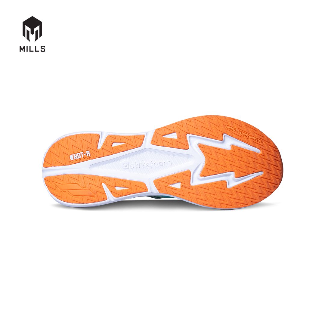 Mills Sepatu Lari Running Shoes Enermax Tycoon Tosca / Orange / White 9102705