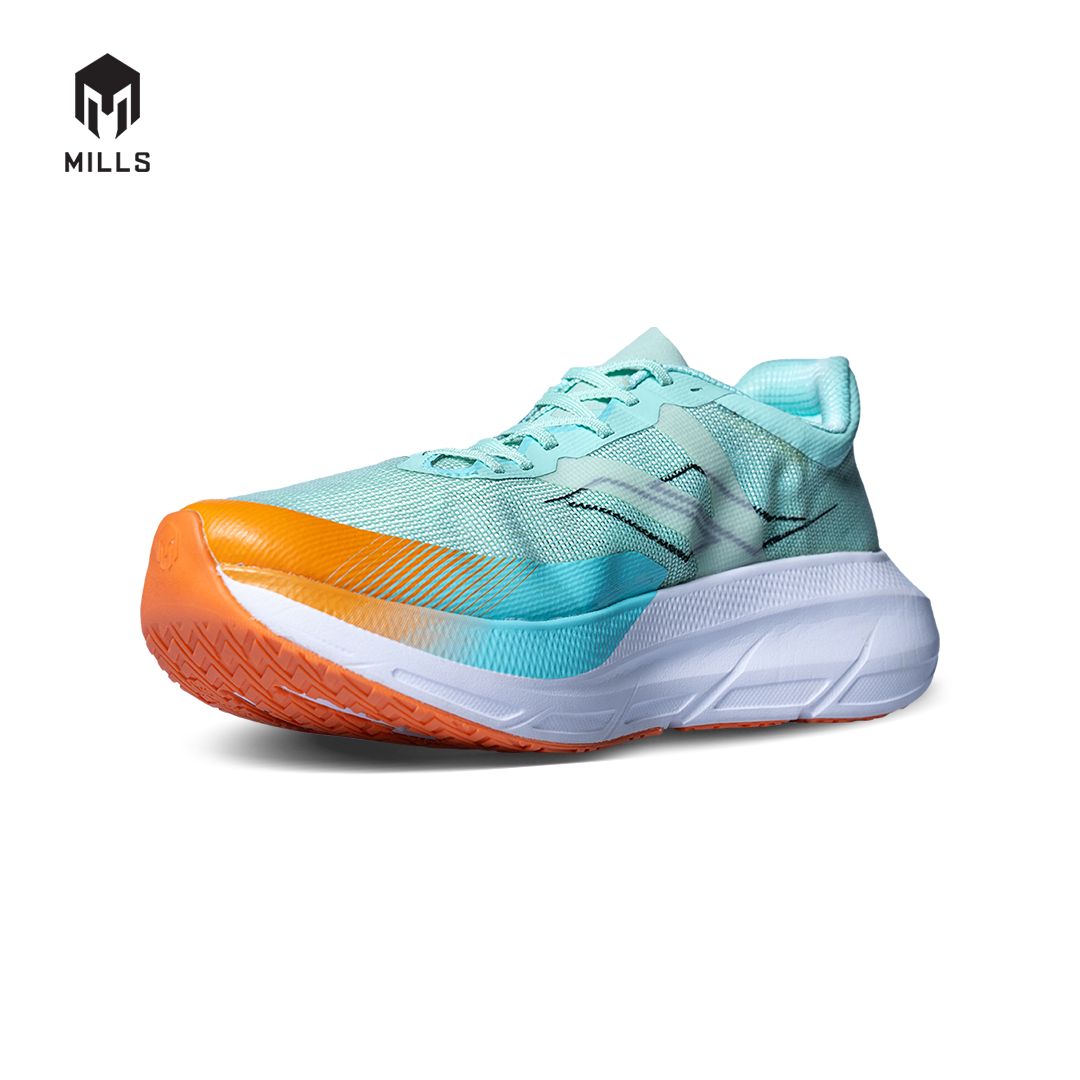 Mills Sepatu Lari Running Shoes Enermax Tycoon Tosca / Orange / White 9102705