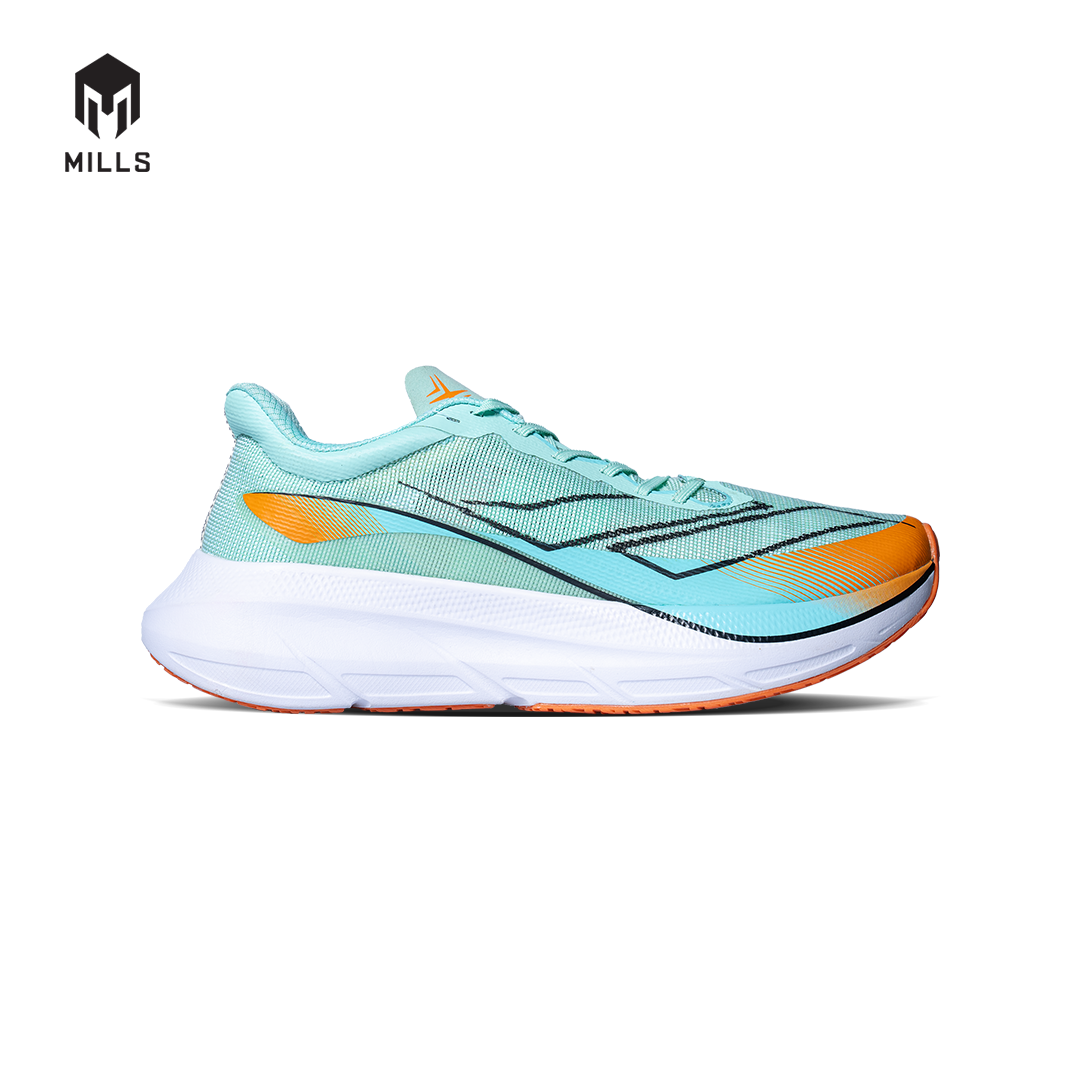 Mills Sepatu Lari Running Shoes Enermax Tycoon Tosca / Orange / White 9102705