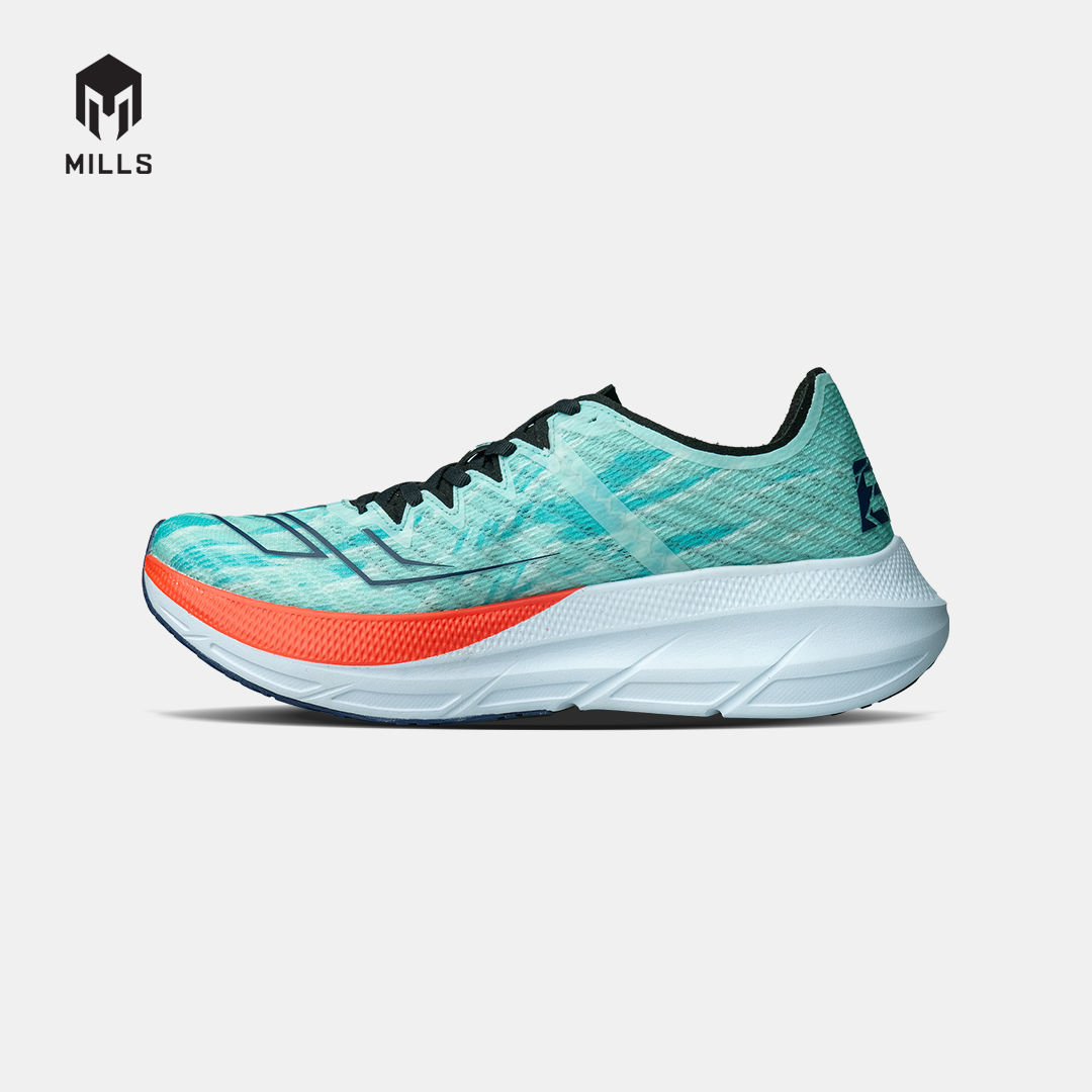 Mills Sepatu Lari Running Shoes Enermax Cushion M2 Jade / Black / Off White / Red 9104002