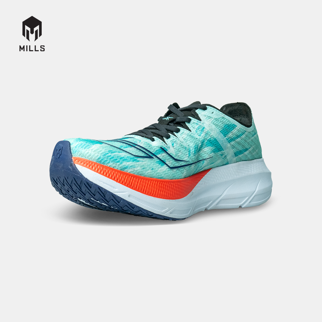 Mills Sepatu Lari Running Shoes Enermax Cushion M2 Jade / Black / Off White / Red 9104002