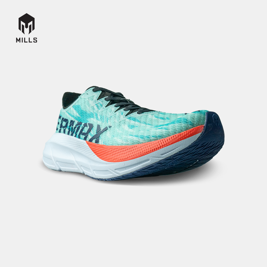 Mills Sepatu Lari Running Shoes Enermax Cushion M2 Jade / Black / Off White / Red 9104002