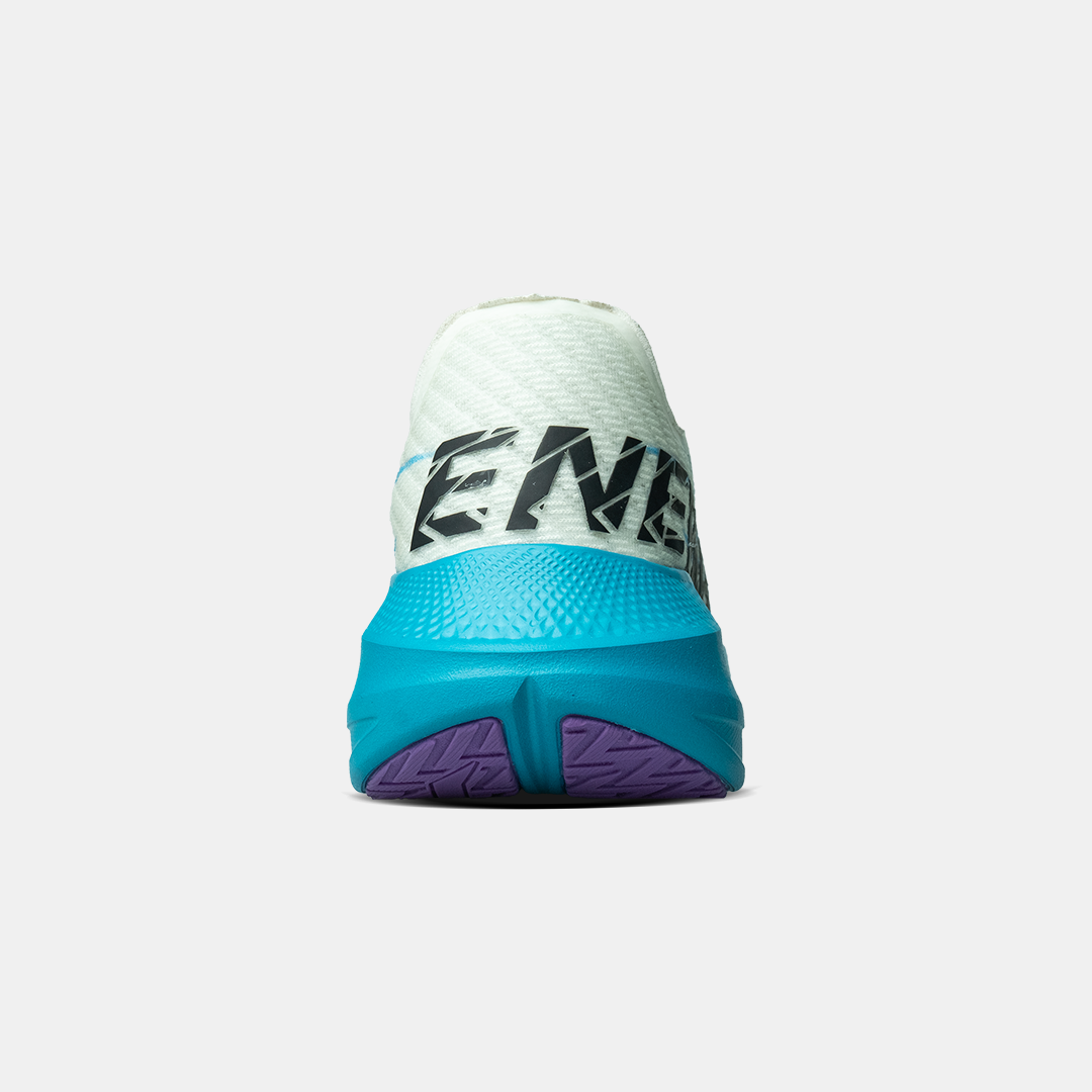 Mills Sepatu Lari Running Shoes Enermax Cushion M2 White / Pine Green / Purple 9104004