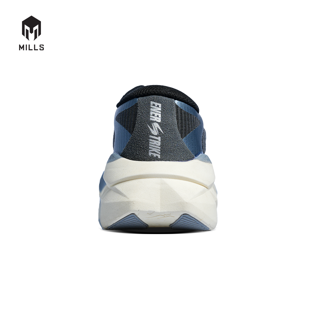 Mills Sepatu Lari Running Shoes Enerstrike Blitz Black / Grey / Off White 9104101