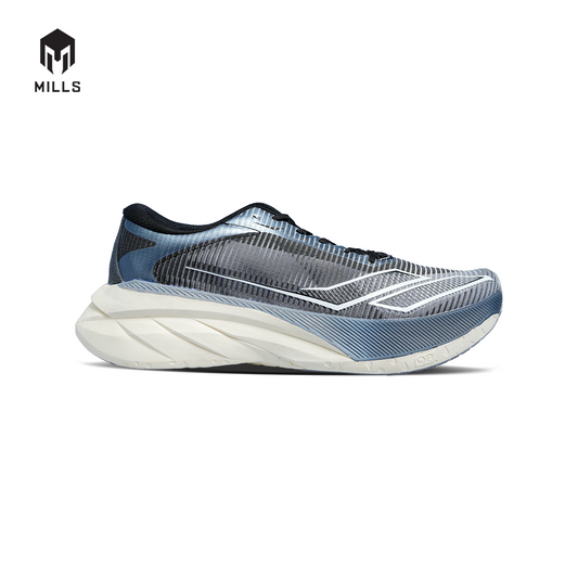 Mills Sepatu Lari Running Shoes Enerstrike Blitz Black / Grey / Off White 9104101