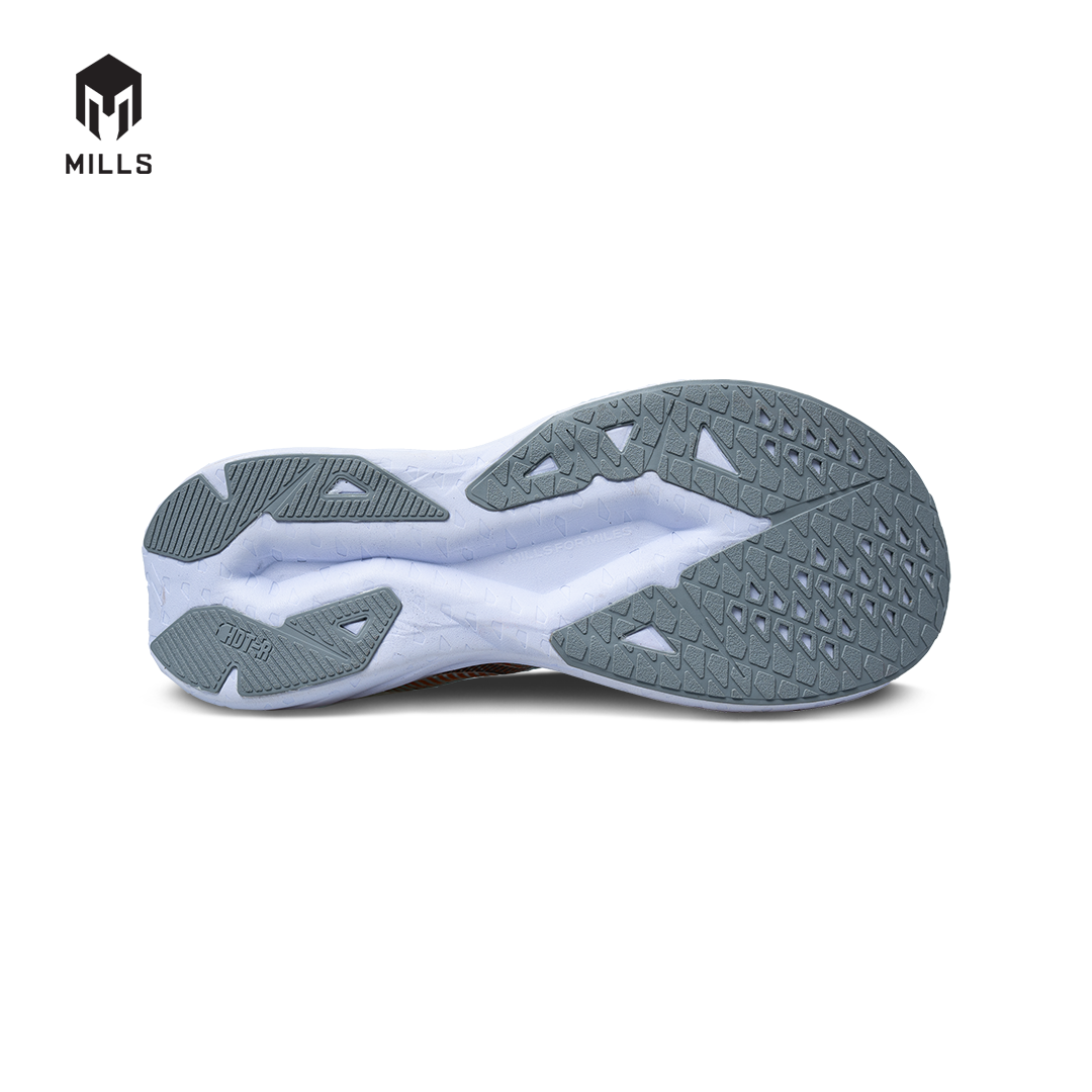 MILLS SEPATU LARI RUNNING SHOES ENERSTRIKE BLITZ LT.BLUE/ORANGE/WHITE 9104103