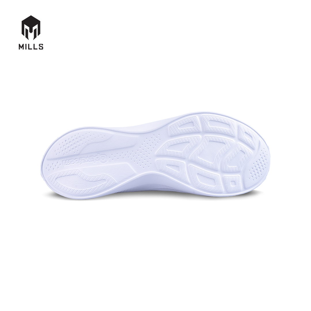Mills Sepatu Lari Running Shoes Treximo Omega M2 Triple White 9105005