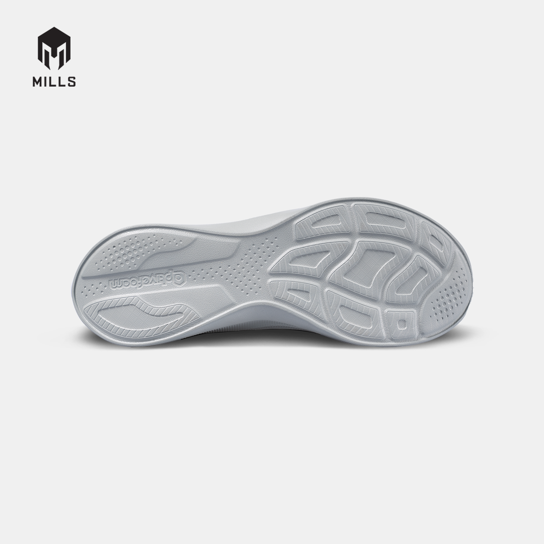 Mills Sepatu Lari Running Shoes Olahraga Saga Black / Grey / Gold 9106004