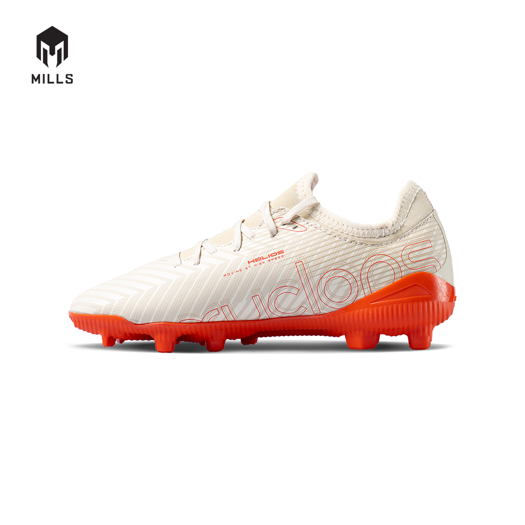 MILLS SEPATU SEPAKBOLA XYCLOPS HELIOS FG JR BEIGE/BRIGHT.RED 9200802