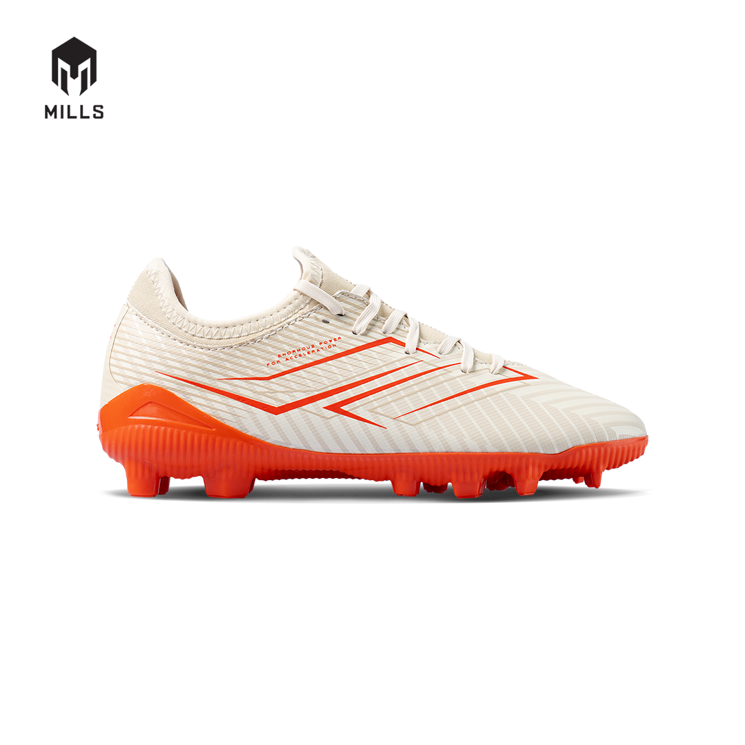 MILLS SEPATU SEPAKBOLA XYCLOPS HELIOS FG JR BEIGE/BRIGHT.RED 9200802