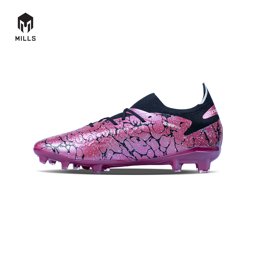 MILLS Sepatu Sepakbola Xyclops Spectra FG Pearlized Magenta / Black / White 9304003