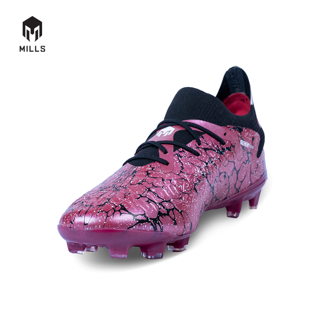 MILLS Sepatu Sepakbola Xyclops Spectra FG Pearlized Magenta / Black / White 9304003