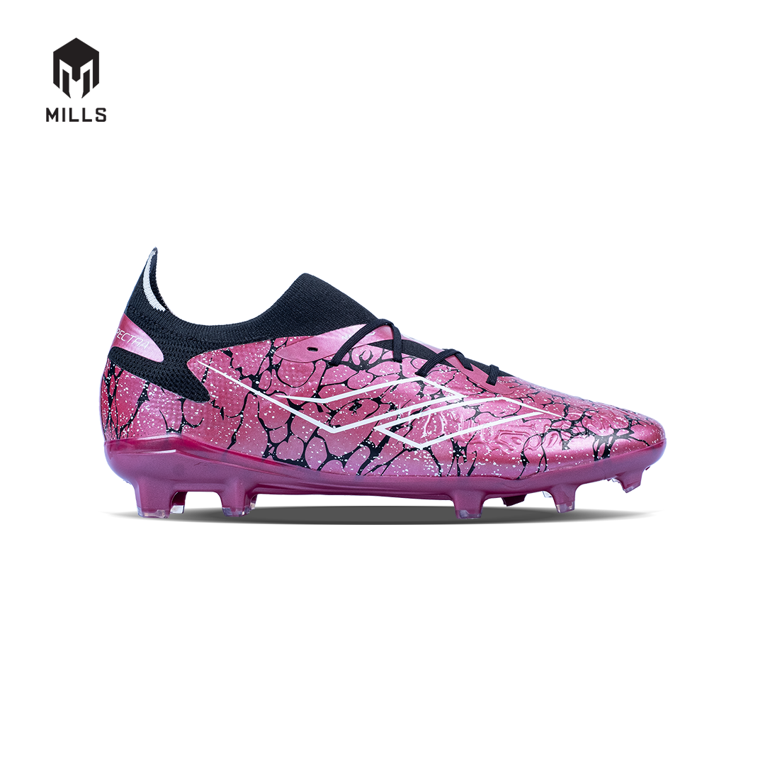 MILLS Sepatu Sepakbola Xyclops Spectra FG Pearlized Magenta / Black / White 9304003