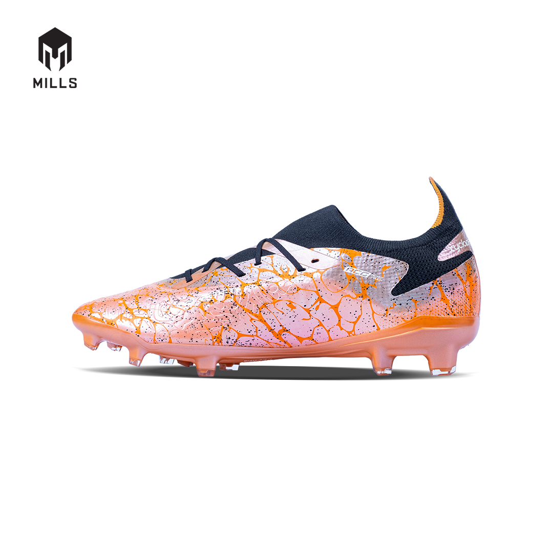 MILLS Sepatu Sepakbola Xyclops Spectra FG Metallic. Copper / Black / White 9304001