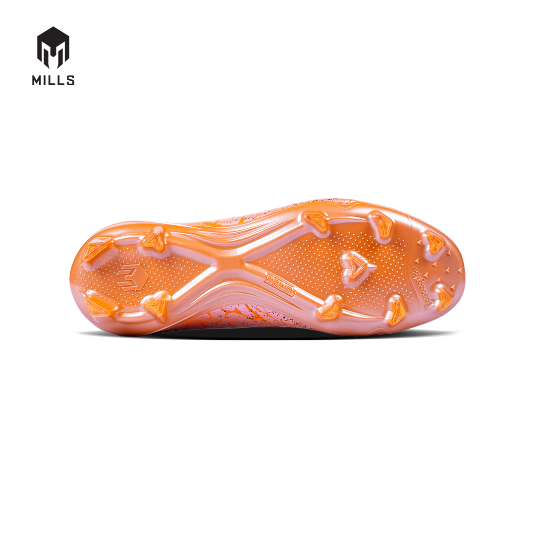 MILLS Sepatu Sepakbola Xyclops Spectra FG Metallic. Copper / Black / White 9304001