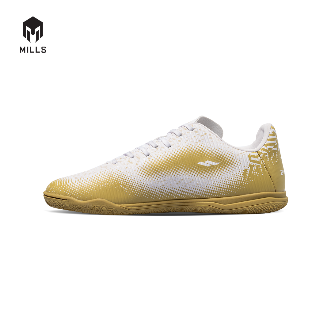 MILLS Sepatu Futsal Blazar IN White / Gold 9403803