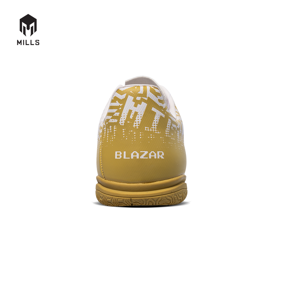 MILLS Sepatu Futsal Blazar IN White / Gold 9403803
