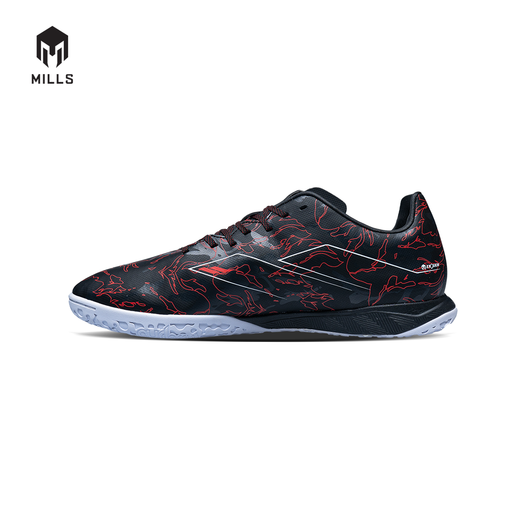 MILLS Sepatu Futsal Flame 2.0 IN Black / Flame. Red / White 9403902