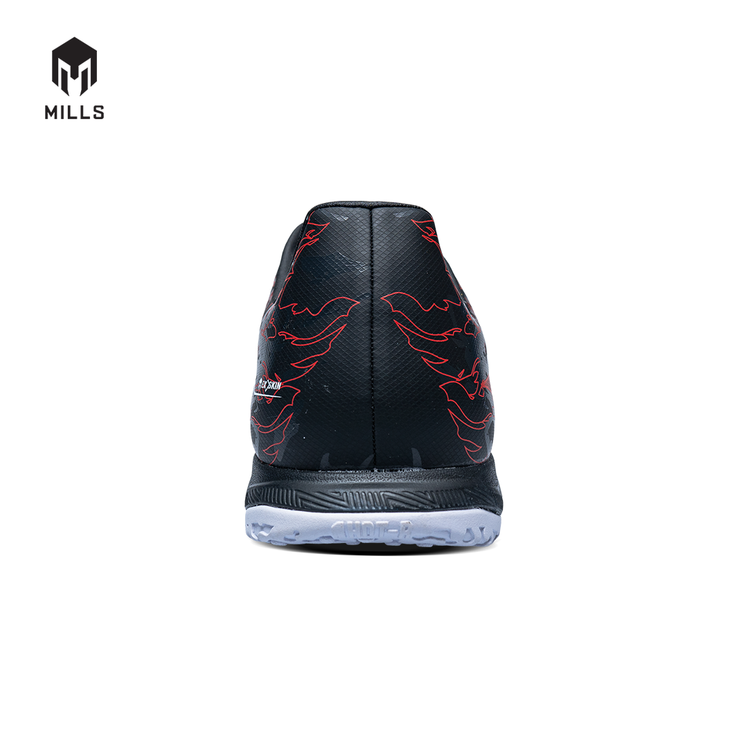 MILLS Sepatu Futsal Flame 2.0 IN Black / Flame. Red / White 9403902