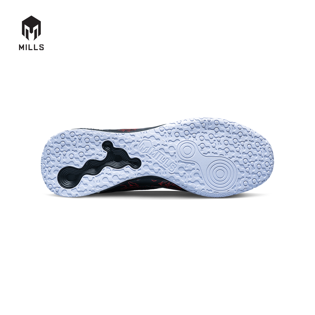 MILLS Sepatu Futsal Flame 2.0 IN Black / Flame. Red / White 9403902
