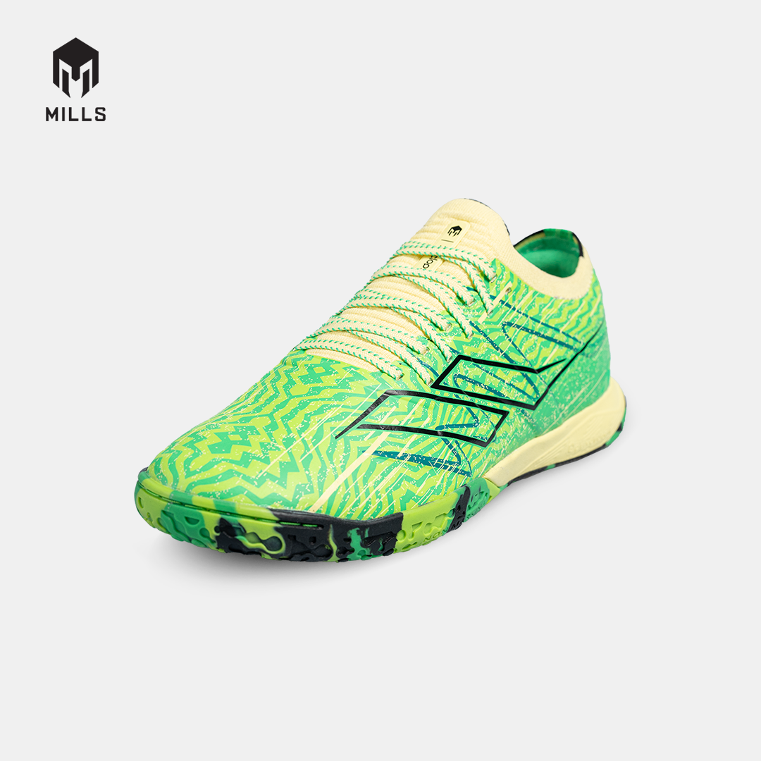 MILLS SEPATU FUTSAL XYCLOPS XTREME IN GREEN/CREAM/BLACK 9404101