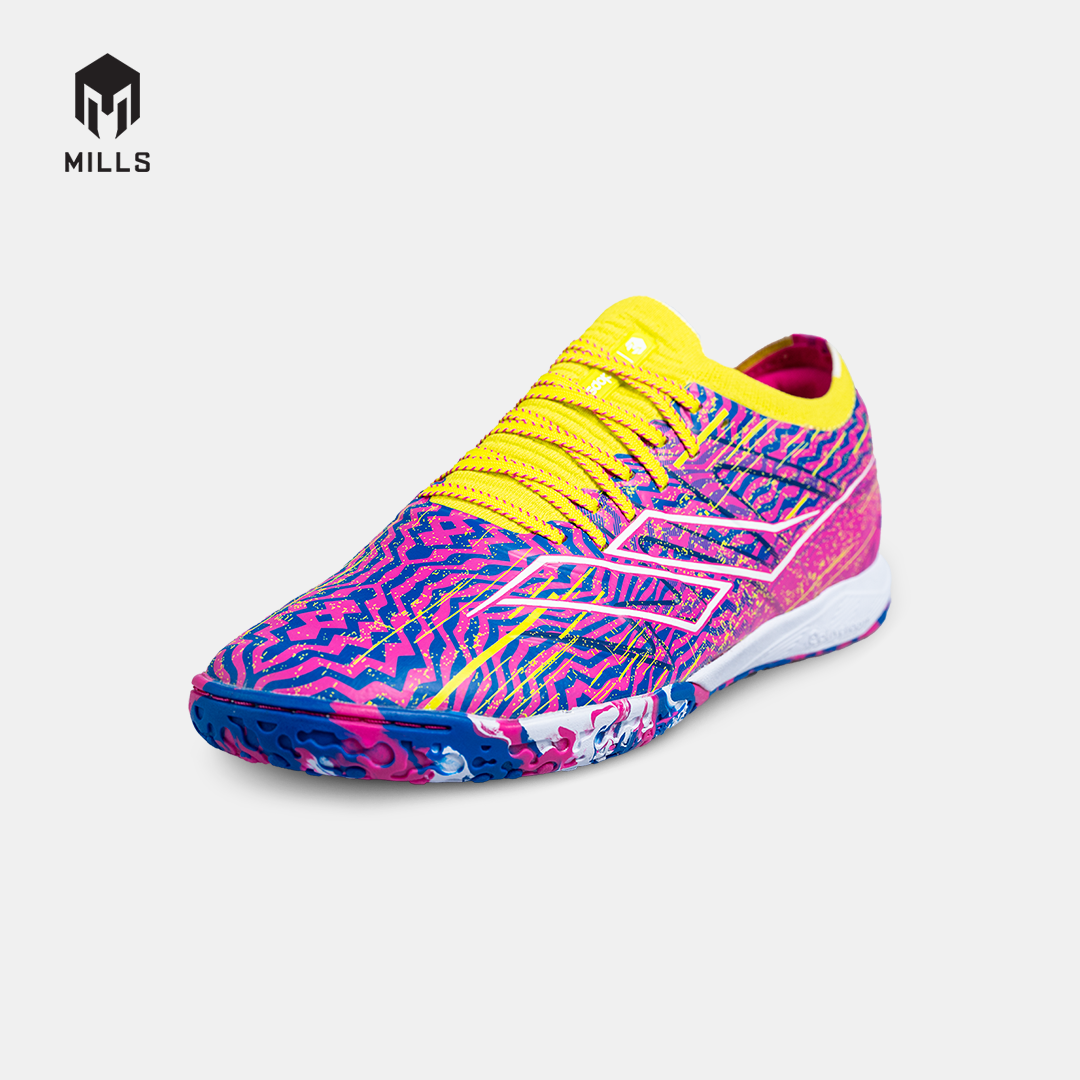MILLS SEPATU FUTSAL XYCLOPS XTREME IN MAGENTA/YELLOW/WHITE 9404102
