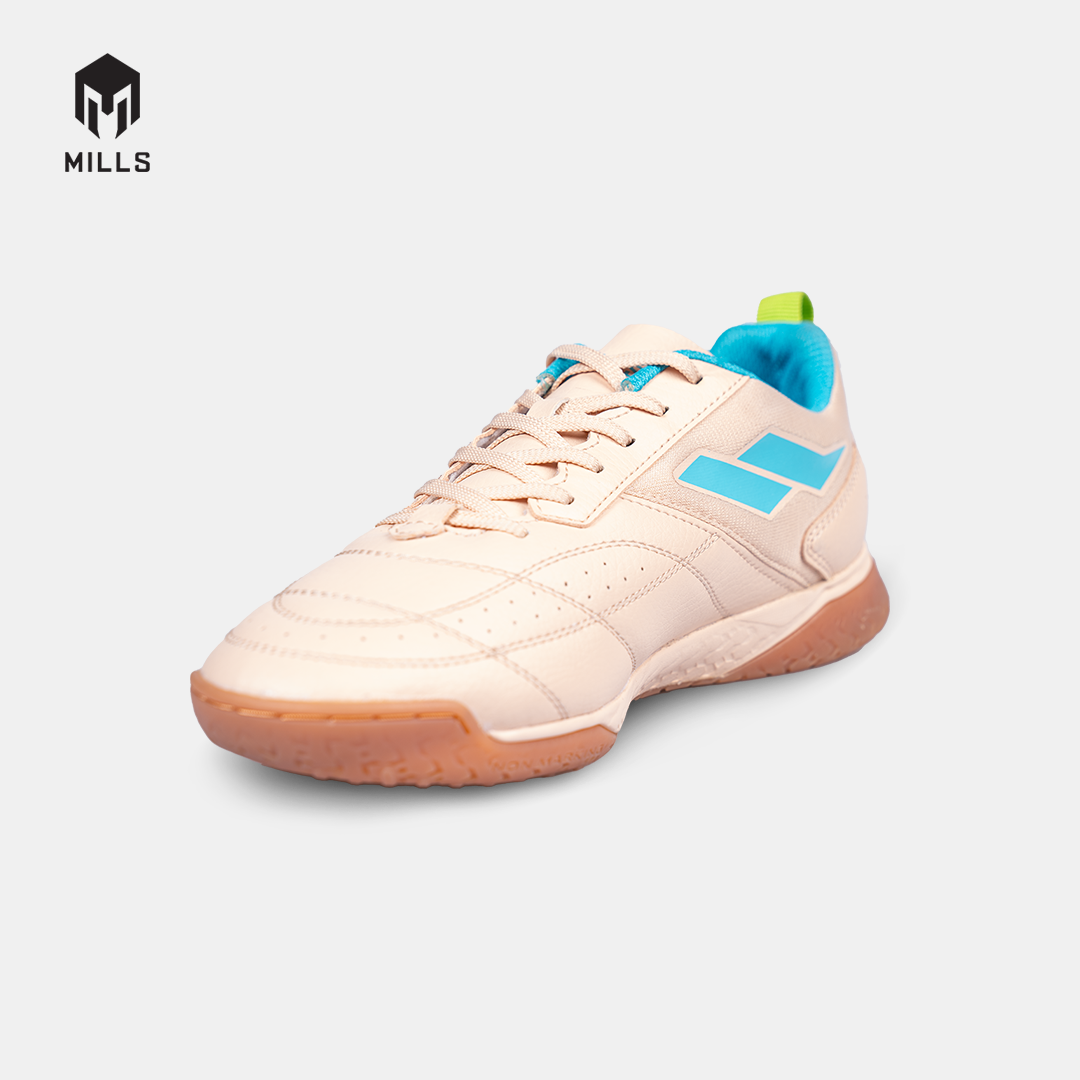 MILLS SEPATU FUTSAL VOLTASALA MIRAGE BEIGE/GUM/BLUE ATOLL 9502101