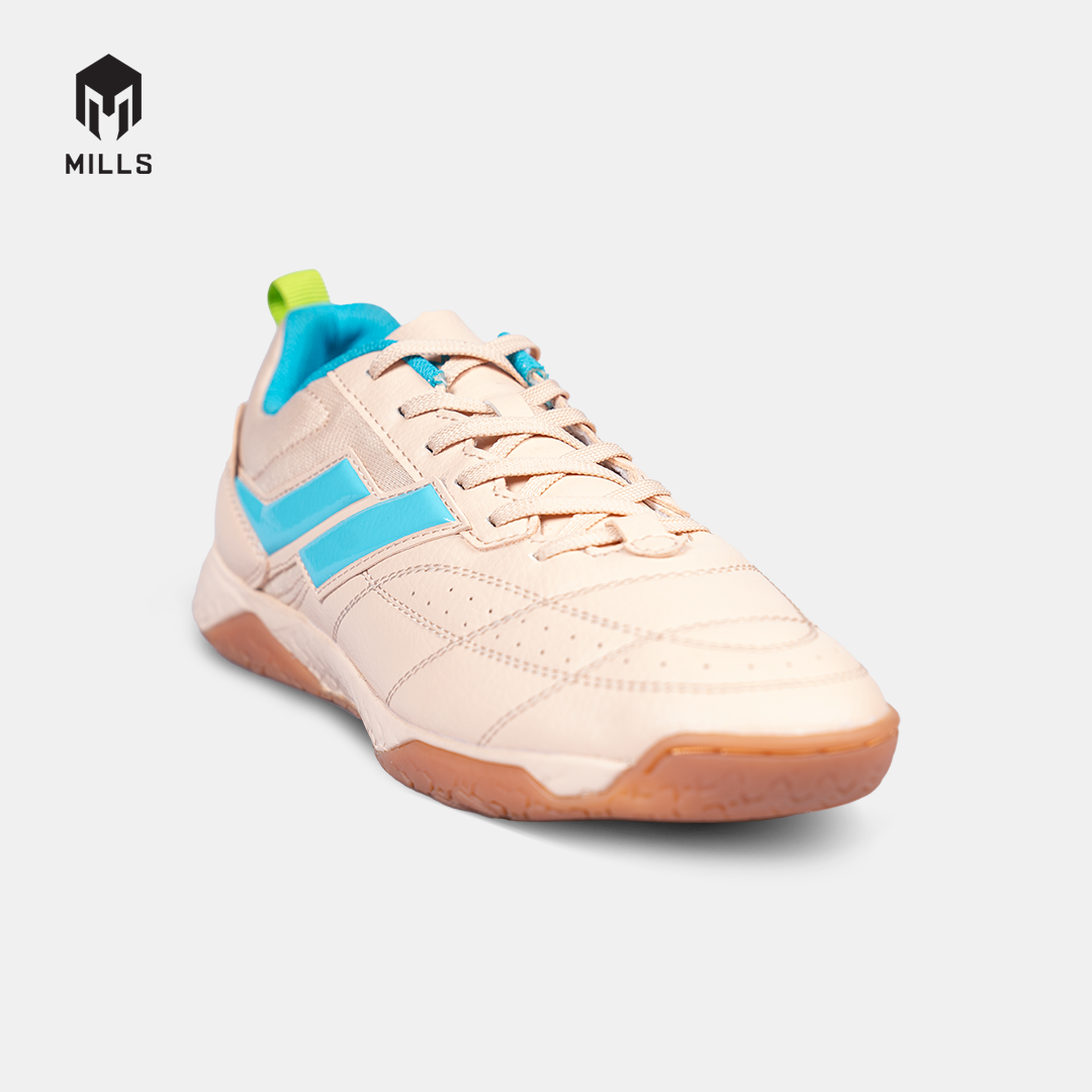 MILLS SEPATU FUTSAL VOLTASALA MIRAGE BEIGE/GUM/BLUE ATOLL 9502101