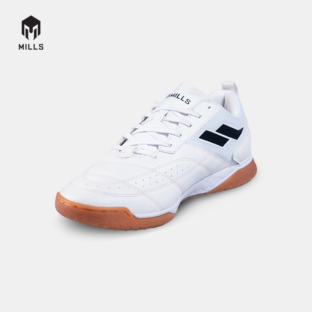MILLS SEPATU FUTSAL VOLTASALA MIRAGE WHITE/BLACK/GUM 9502103