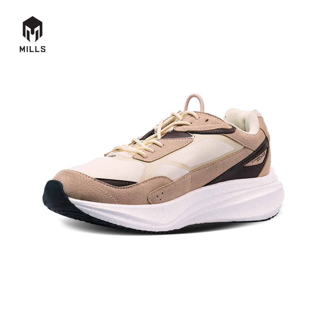 MILLS Sepatu Lifestyle Revolt Dynaplate Alpha Beige / Brown / Off White 9702001