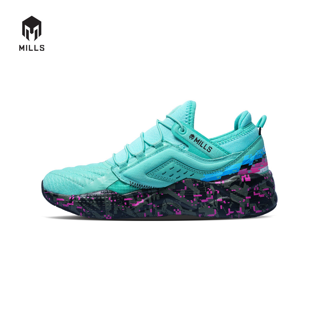MILLS Sepatu Lifestyle Revolt Beta BBS Spare Mint / Black / Magenta / Blue 9702501
