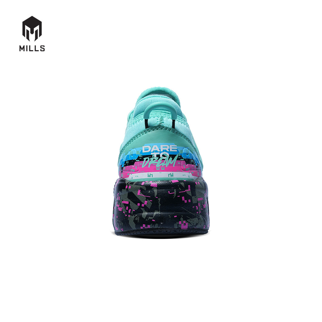 MILLS Sepatu Lifestyle Revolt Beta BBS Spare Mint / Black / Magenta / Blue 9702501