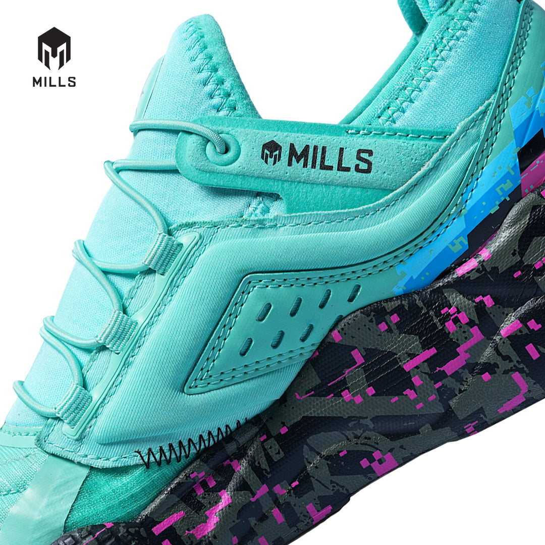 MILLS Sepatu Lifestyle Revolt Beta BBS Spare Mint / Black / Magenta / Blue 9702501
