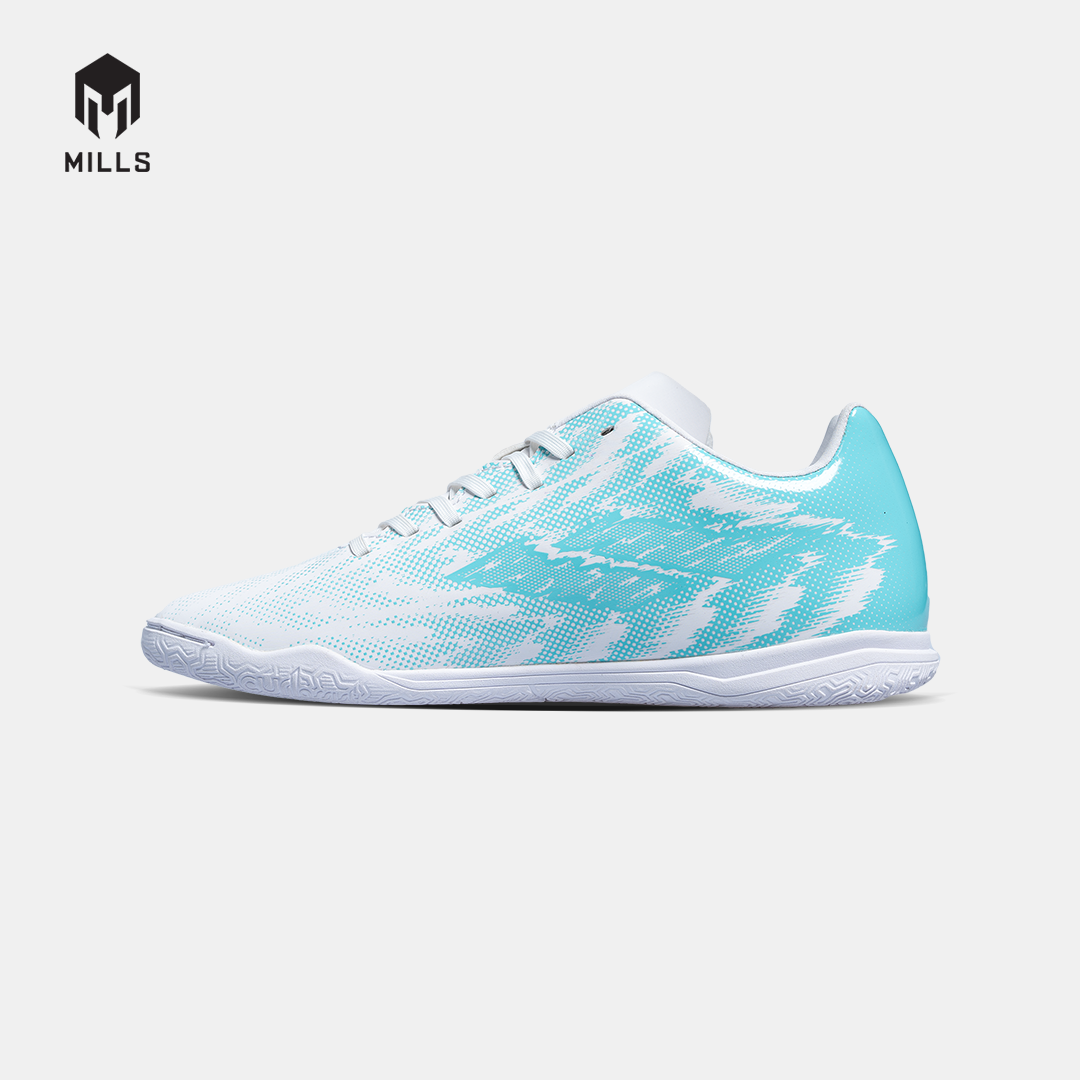 MILLS SEPATU FUTSAL XENON IN JR WHITE/TURQUOUISE 9801604
