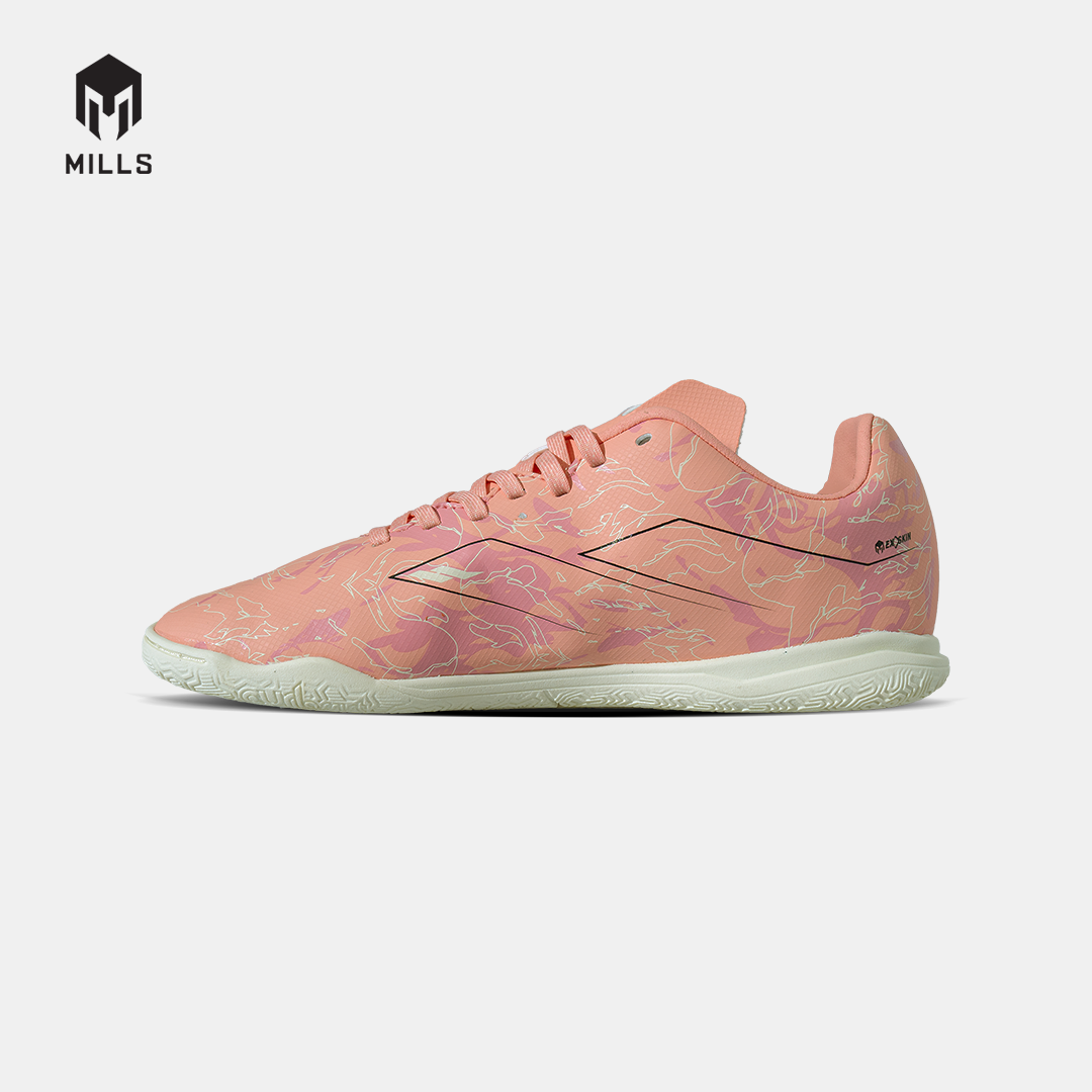 MILLS Sepatu Futsal Flame 2.0 IN JR Pink.Geranium / Winter White / Black 9803504
