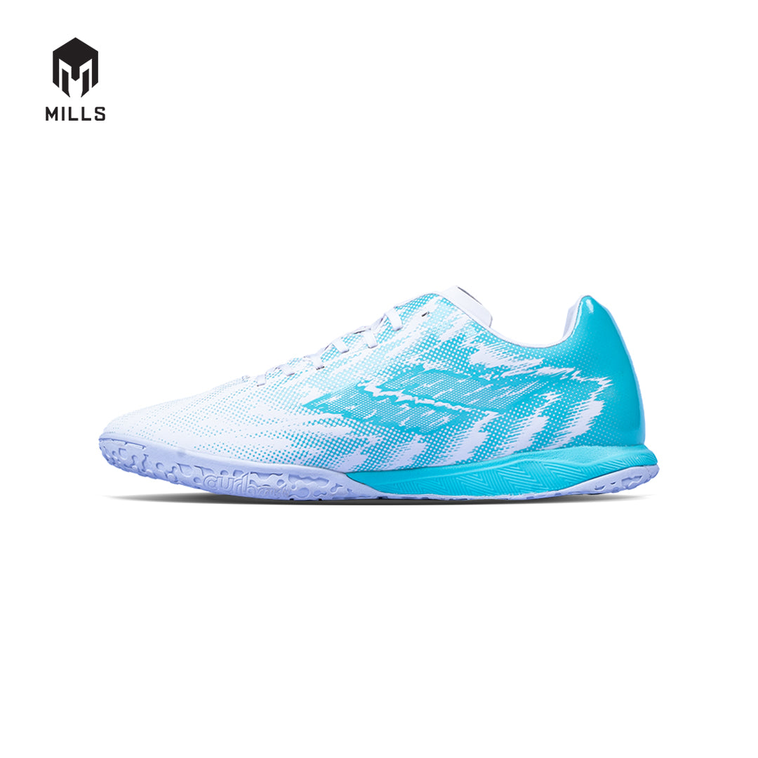 MILLS Sepatu Futsal Xenon In White / Turquoise 9401633