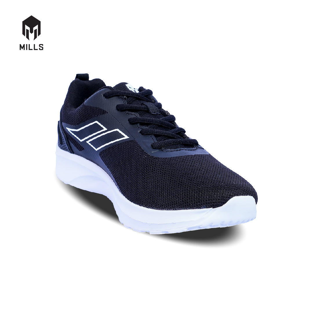 MILLS Sepatu Lari Running Shoes Blazer BLACK / WHITE 9100505