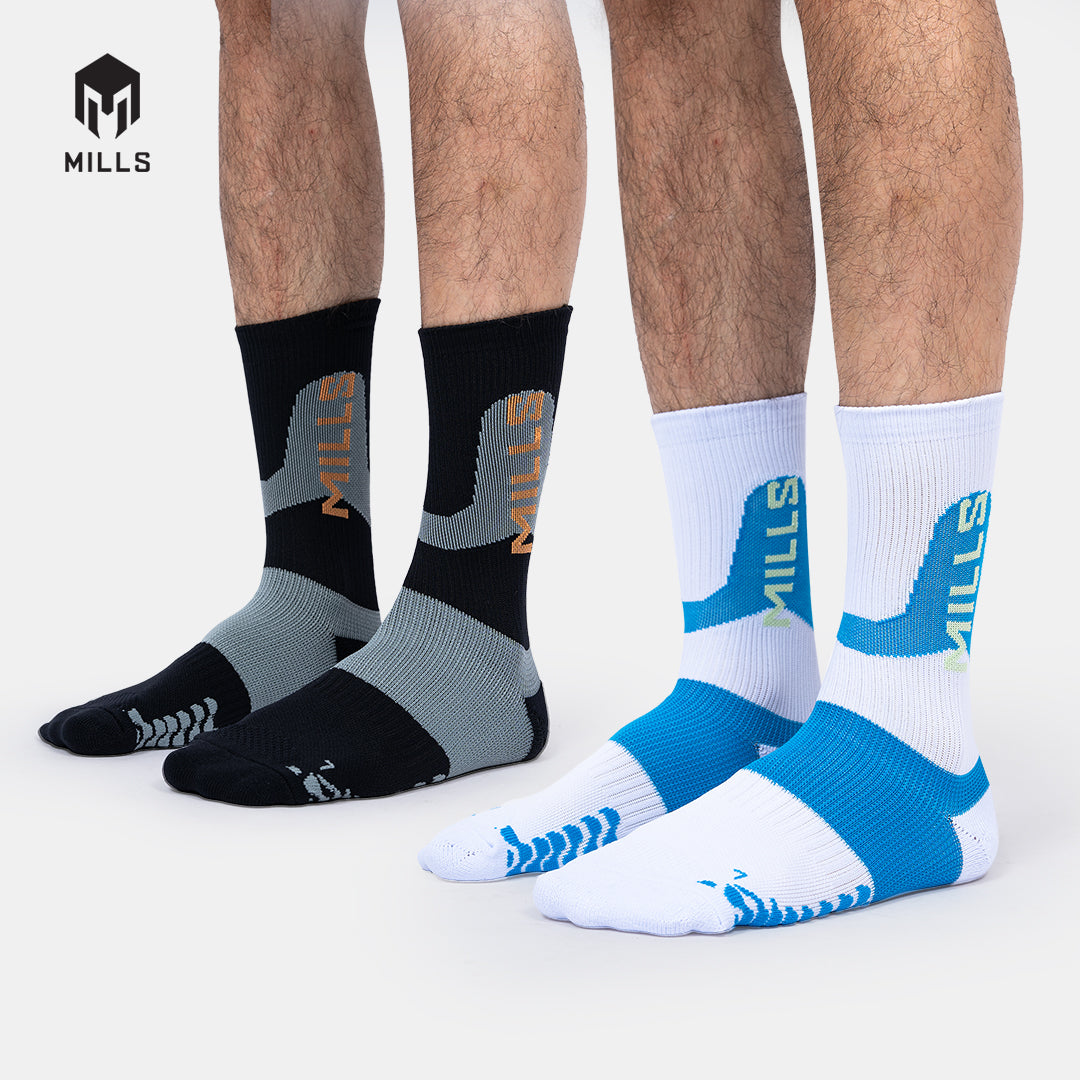 MILLS Kaos Kaki Olahraga Sport Nebula Quarter Socks A1 4001